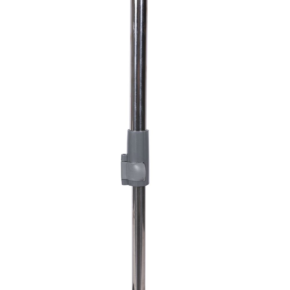SuperMop Rotante con Secchio 16L e Strizzatore a Pressione, Mop in Microfibra con Testa Snodabile 360°, Manico Telescopico Allungabile fino a 110 cm, Ideale per Piastrelle, Parquet, Marmo e Mosaico