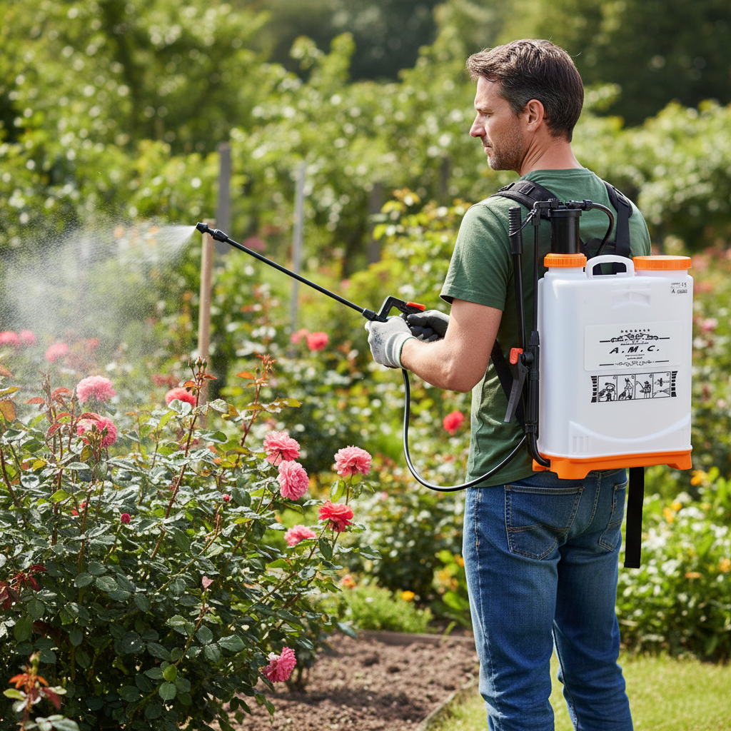 Pompa a Pressione a Spalla 16L con Lancia e Ugelli Intercambiabili – Irroratore Manuale per Giardino, Orto e Disinfestazione – Spruzzatore per Piante, Fiori e Trattamenti