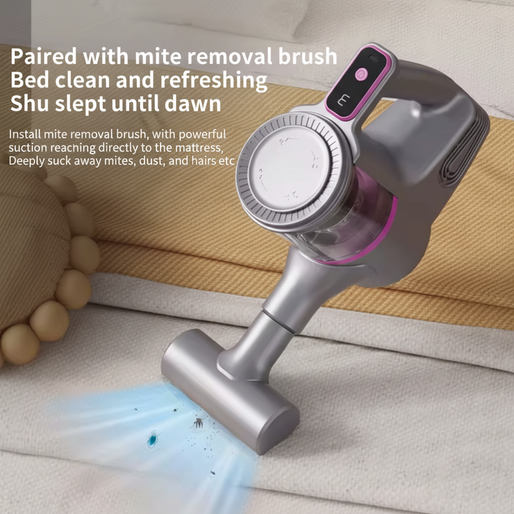 Aspirapolvere Senza Fili 2 in 1 Potente con Accessori Multipli – Scopa Elettrica Ricaricabile con Spazzola Antiacaro, Funzione Aspirazione e Lavapavimenti, Leggera e Multifunzione per Casa e Auto