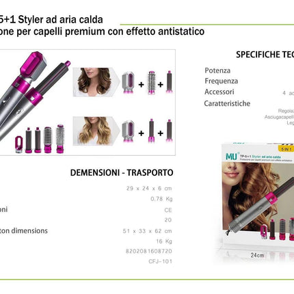 Hair Styler 5 in 1