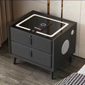 Comodino Smart comodino multifunzione ricarica Wireless con luce impronta digitale