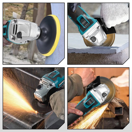 Kit 3 in 1 Professionale Fai Da Te Con Trapano Avvitatore, Smerigliatrice Angolare, Trapano ad Impulsi Svita Boccole Svita Bulloni 68V + Valigetta Trasporto