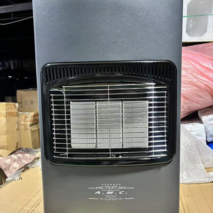 Stufa a Gas GPL Portatile con 3 Livelli di Potenza, Ruote e Sicurezza Antiribaltamento – Riscaldatore Ceramico per Interni, Uffici e Garage
