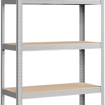 Scaffali in Metallo, Scaffalature a 5 Ripiani Regolabili, Senza Viti, Scaffale Salvaspazio per Garage, Magazzino Portata Fino a 875 kg Con 5 Ripiani Regolabili Ideale Per Garage Officina 90X40X180H cm