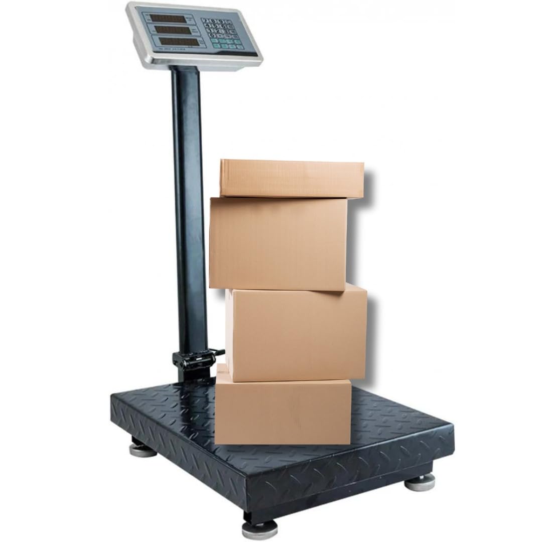 Bilancia Digitale Elettronica Professionale 300 Kg Con Display bilancia industriale ricaricabile per utilizzarla in Negozio, Casa, Azienda o Attività ambulante