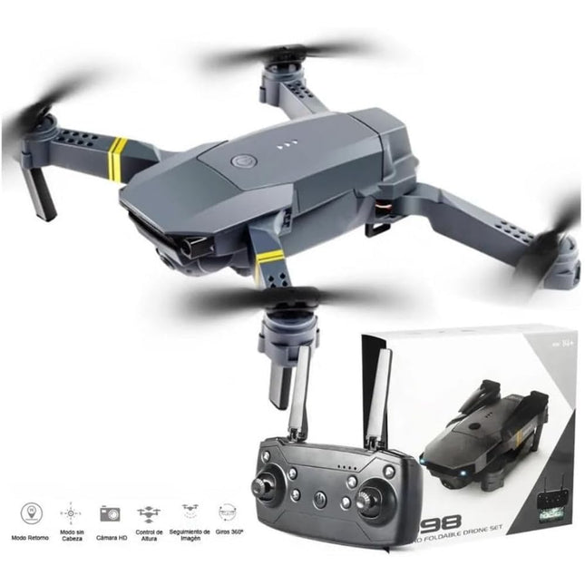 Drone 998 PRO Pieghevole con Telecamera Telecomando FPV Wi Fi APP per Principianti e Ragazzi