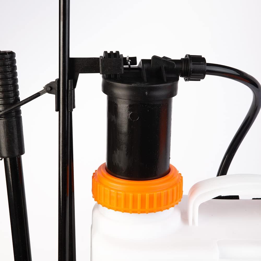 Pompa a Pressione a Spalla 16L con Lancia e Ugelli Intercambiabili – Irroratore Manuale per Giardino, Orto e Disinfestazione – Spruzzatore per Piante, Fiori e Trattamenti