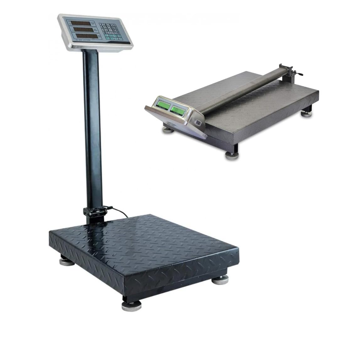 Bilancia Digitale Elettronica Professionale 300 Kg Con Display bilancia industriale ricaricabile per utilizzarla in Negozio, Casa, Azienda o Attività ambulante