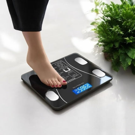 Bilancia Pesapersone Bluetooth 180kg con App Monitoraggio Completo della Composizione Corporea
