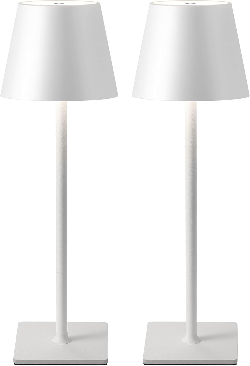 Lampada da Tavolo LED Ricaricabile Senza Fili – Dimmerabile Touch, 2400mAh, 3 Tonalità (2700K-6000K), Design Moderno per Interno ed Esterno, Camera da Letto, Soggiorno, Giardino, IP54