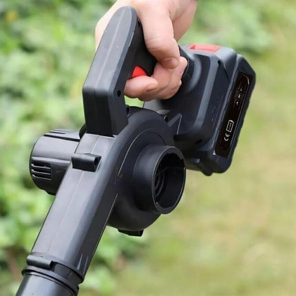 Soffiatore a Batteria 42V con 2 Batterie 4000 mAh e Caricatore | Mini Soffiatore Aspiratore Foglie 2 in 1, Velocità fino a 126 km/h, Portatile per Giardino, Garage e Auto