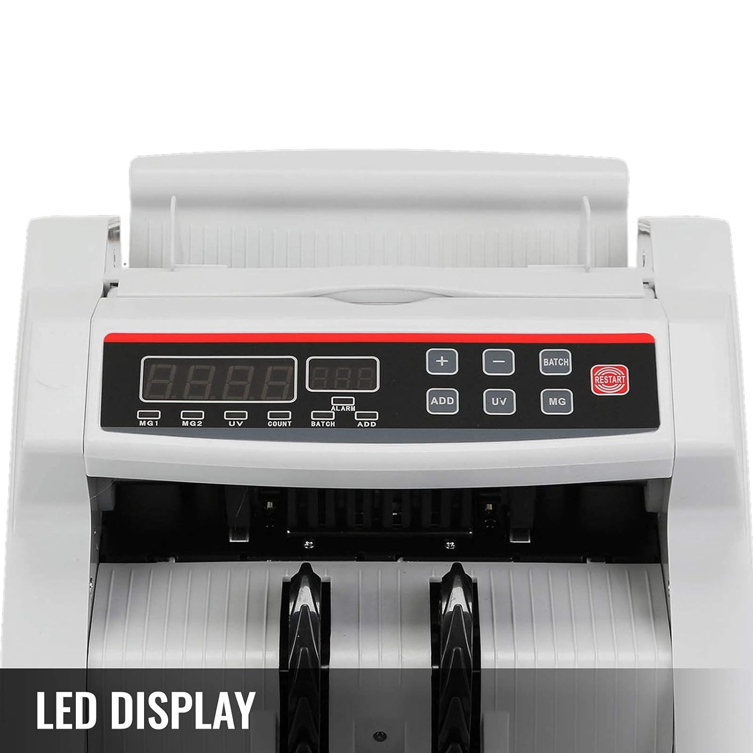Conta Banconote Display LED Rivelatore di Banconote False, 1000 banconote/minuto