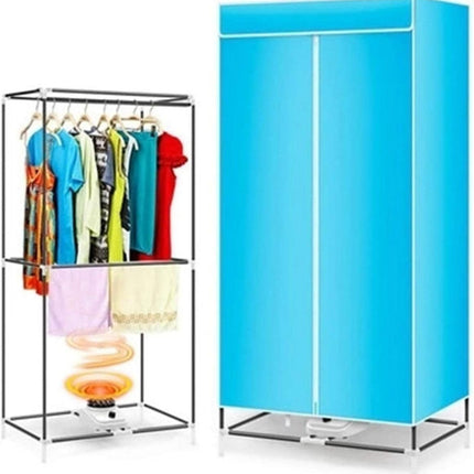 Asciugabiancheria Elettrico Portatile 1500W – Armadio Asciuga Vestiti con Timer fino a 240 Min, 150x70x45 cm, 220-240V 50Hz