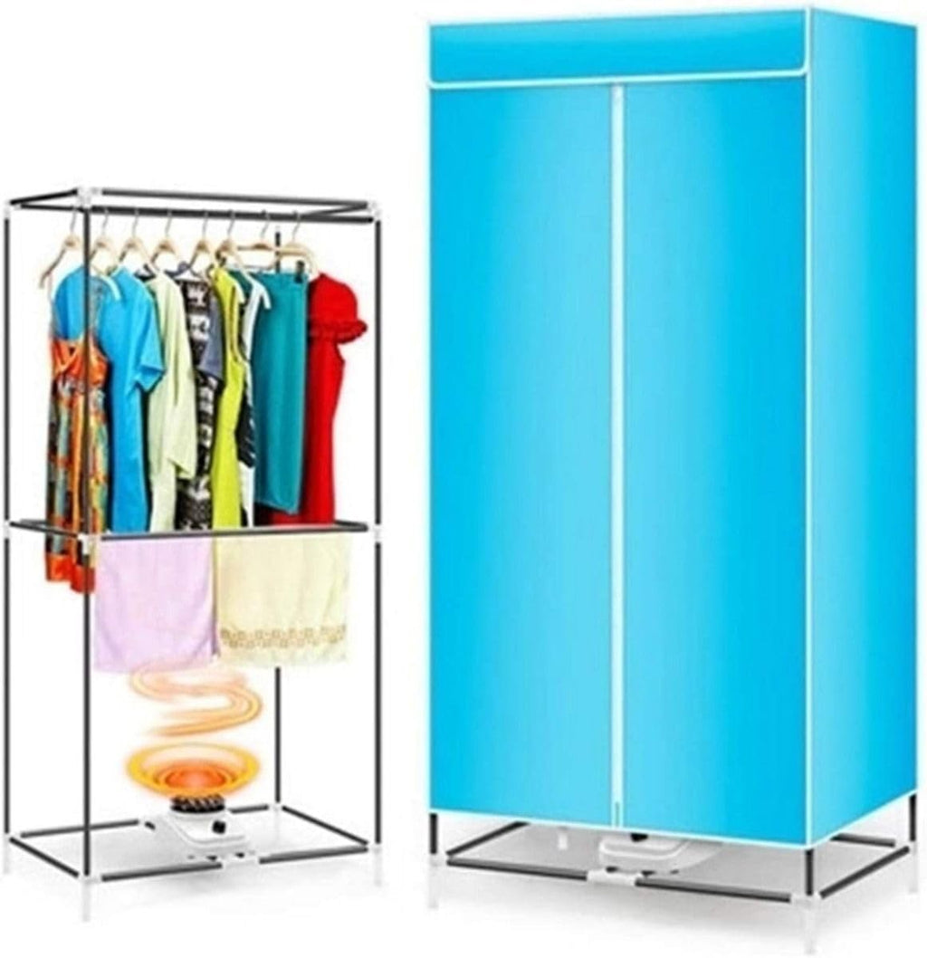 Asciugabiancheria Elettrico Portatile 1500W – Armadio Asciuga Vestiti con Timer fino a 240 Min, 150x70x45 cm, 220-240V 50Hz