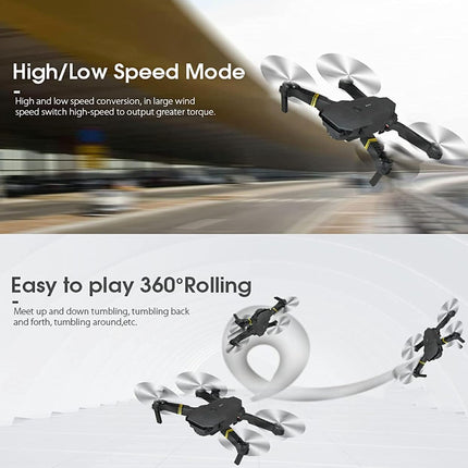Drone 998 PRO Pieghevole con Telecamera Telecomando FPV Wi Fi APP per Principianti e Ragazzi