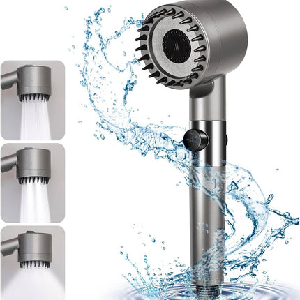 Soffione Doccia Anticalcare ad Alta Pressione con Filtro – Effetto Massaggio SPA, Risparmio Acqua