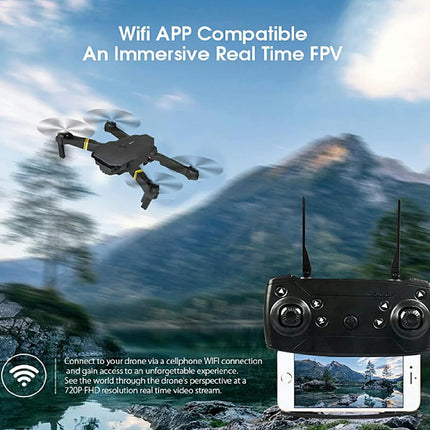 Drone 998 PRO Pieghevole con Telecamera Telecomando FPV Wi Fi APP per Principianti e Ragazzi