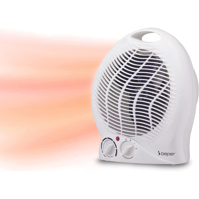 Termoventilatore da Bagno con Termostato Regolabile - Scaldino Elettrico Bagno Basso Consumo, 2000W