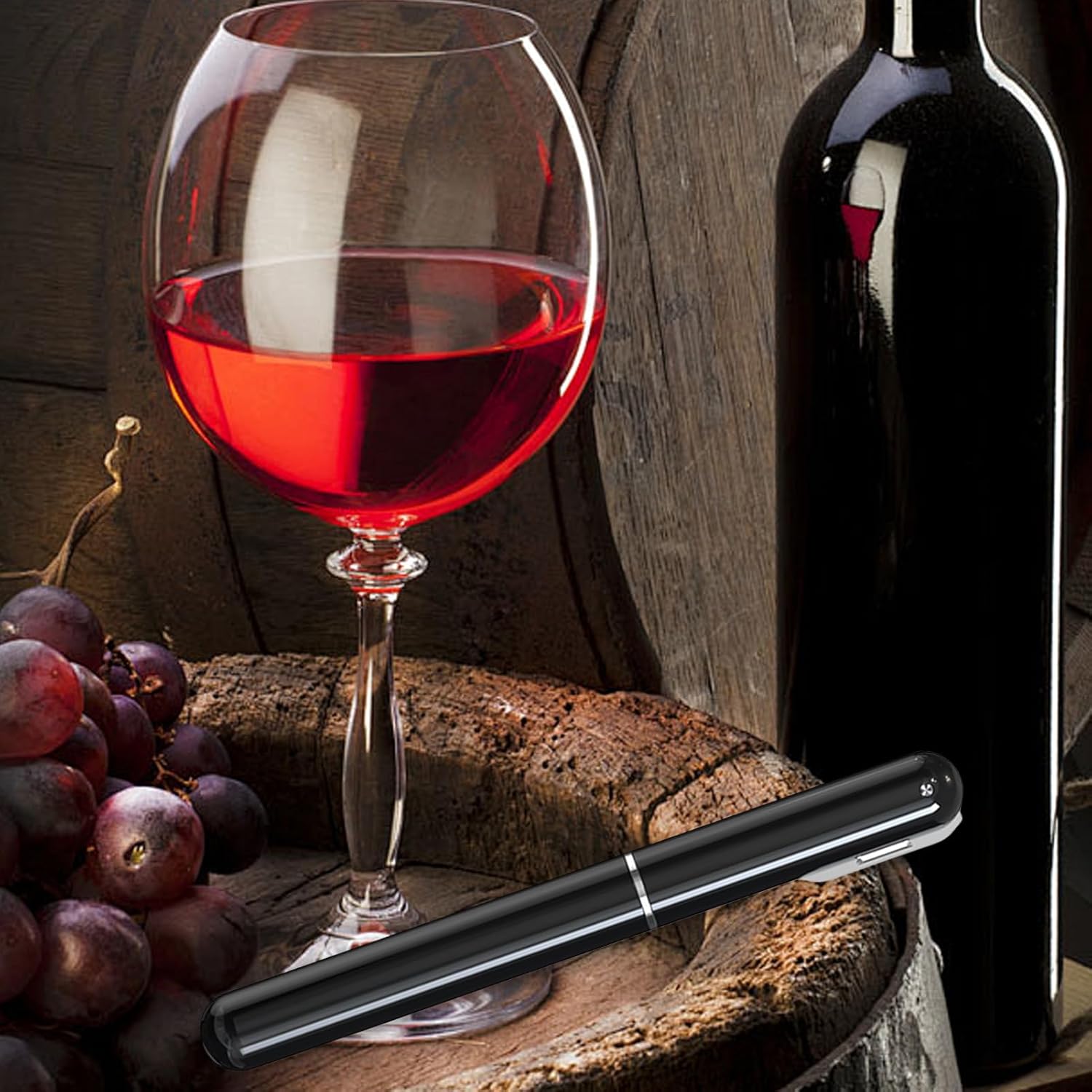 Apribottiglie a Pressione d'aria 2 in 1 con Tagliacapsule, Apribottiglie di Vino, Cavatappi Portatile da Viaggio, Apertura Rapida per Gli Amanti del Vino, Feste, Matrimoni, Campeggio COLORE CASUALE
