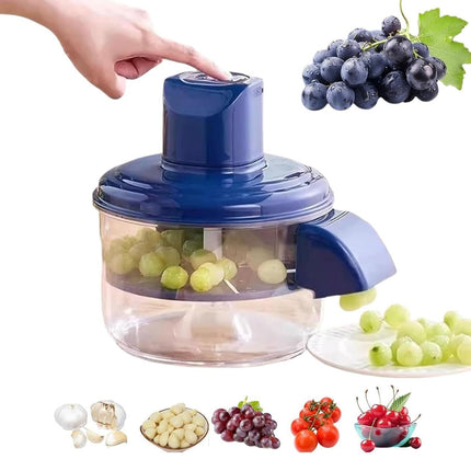 Sbucciatore Elettrico Automatico Frutta e Verdura – Pelatrice Multifunzione con 1 Tasto, Taglio e Sbucciatura Rapida, Contenitore Integrato, Facile da Pulire