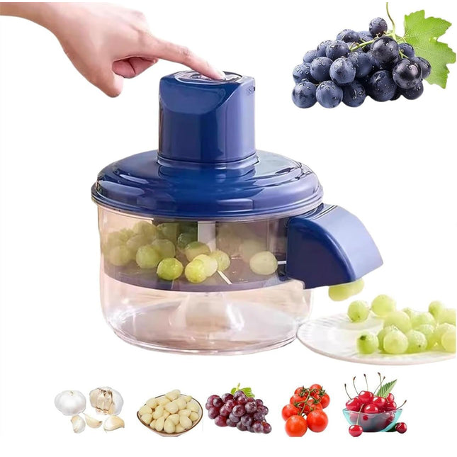Sbucciatore Elettrico Automatico Frutta e Verdura – Pelatrice Multifunzione con 1 Tasto, Taglio e Sbucciatura Rapida, Contenitore Integrato, Facile da Pulire