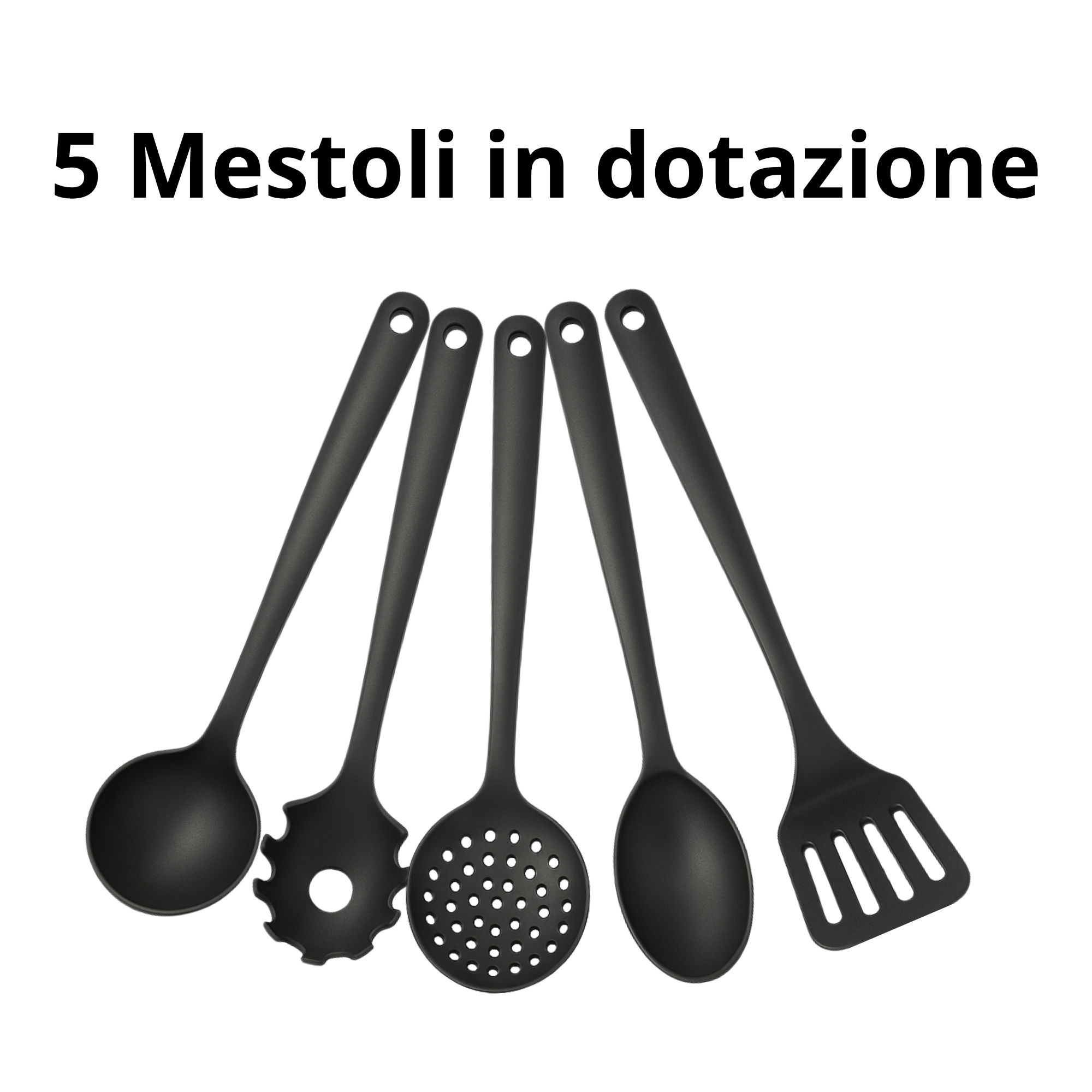 Set di Pentole 22 Pezzi Antiaderenti con Bistecchiera Batteria di Pentole e Padelle con Coperchi in Vetro, Manici Removibili, Mestoli e Accessori in Silicone Per Tutti i Piani di Cottura, Induzione