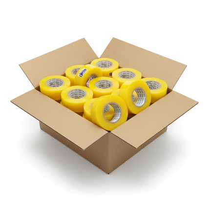 Nastro Adesivo Imballaggio 45mm x 300m – Confezione da 24 Rotoli Scotch da Pacchi Trasparente – Nastro da Imballo Resistente per Spedizioni, Traslochi e Magazzino