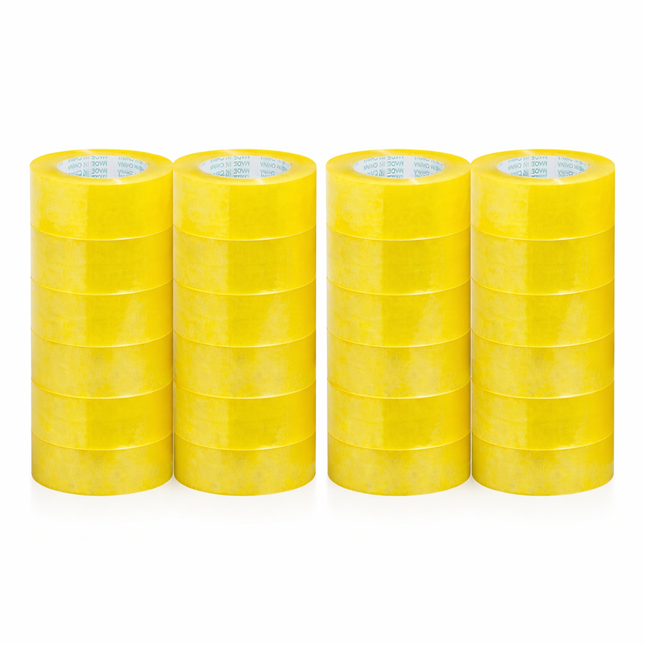 Nastro Adesivo Imballaggio 45mm x 300m – Confezione da 24 Rotoli Scotch da Pacchi Trasparente – Nastro da Imballo Resistente per Spedizioni, Traslochi e Magazzino