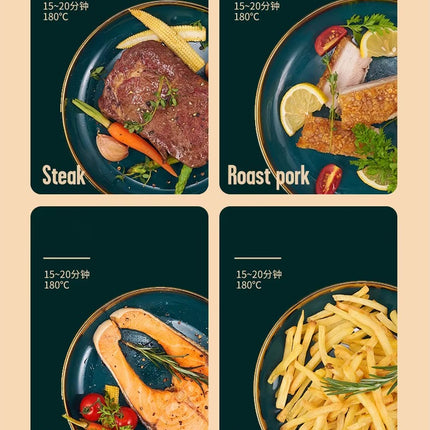 Friggitrice ad Aria 8 Litri XXL – Air Fryer Digitale con Display Touch LCD, Cottura Senza Olio, Programmi Automatici, Cestello Antiaderente per Famiglie