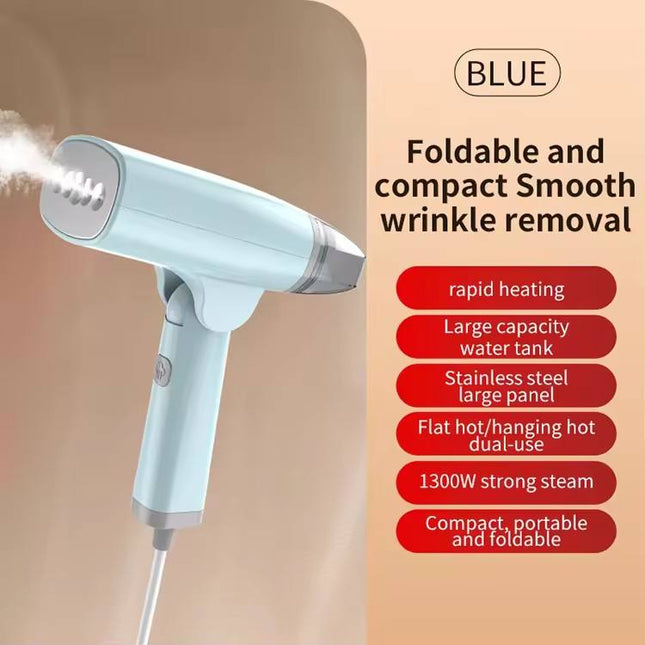 Ferro da Stiro Verticale Portatile COLORE CASUALE – Stiratrice a Vapore Compatta Pieghevole, Riscaldamento Rapido, Serbatoio Capiente, Anti-Pieghe per Viaggio e Casa
