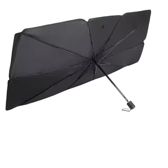 Parasole Auto Pieghevole a Ombrello – Copri Parabrezza Anti Calore e UV, Parasole Universale per Auto, Facile da Aprire e Richiudere, Compatto con Custodia