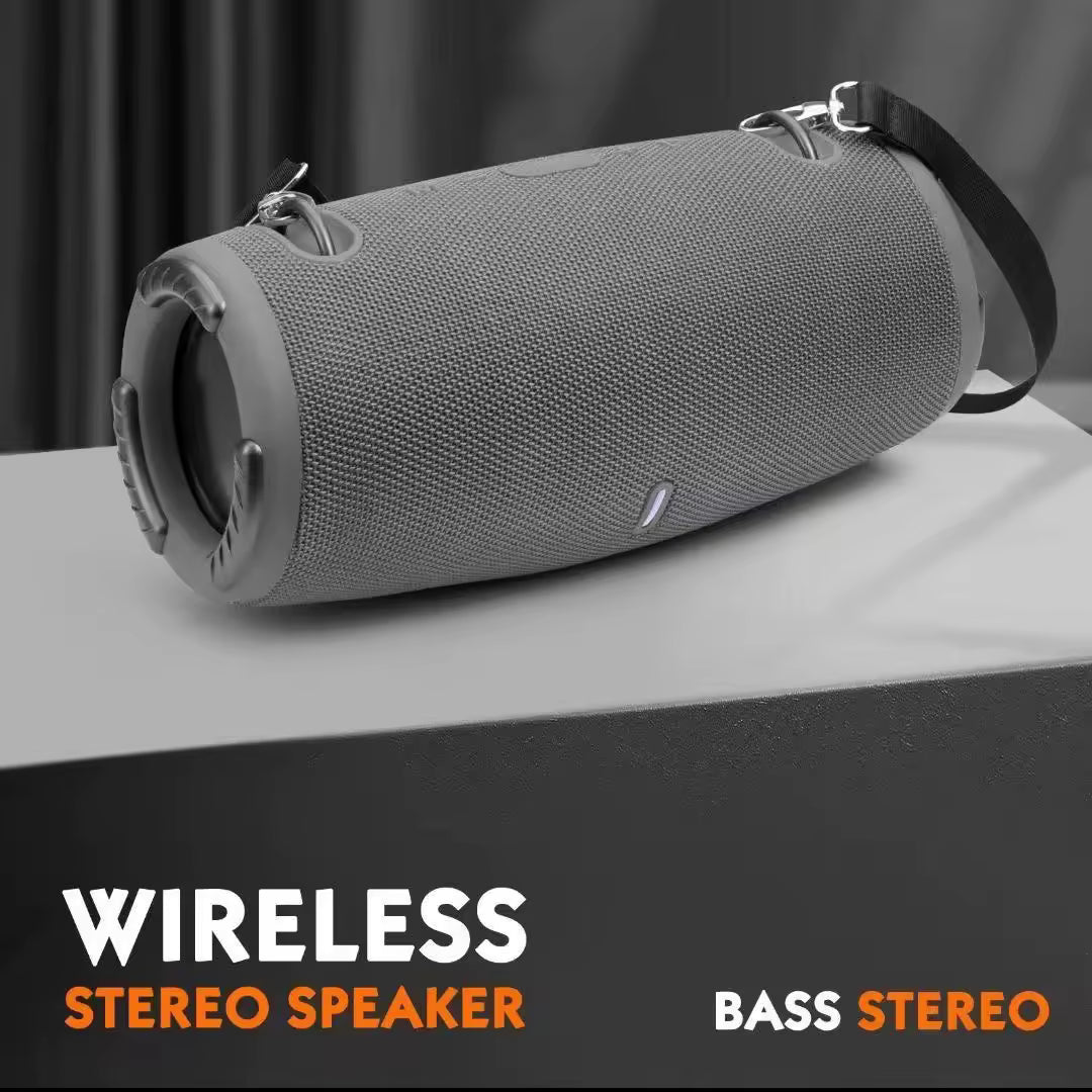 Cassa Bluetooth COLORE CASUALE Portatile Potente con Subwoofer Speaker Wireless Impermeabile con Tracolla, Audio Stereo Bass Boost, Batteria Lunga Durata per Casa, Viaggi e Outdoor