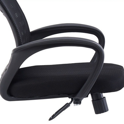 Sedia da Ufficio Ergonomica con Poggiatesta, Sedia Scrivania in Rete Traspirante con Braccioli e Altezza Regolabile, Poltrona Girevole con Ruote per Studio, Casa e Ufficio