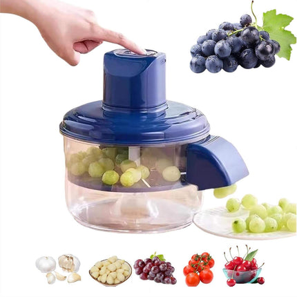 Sbucciatore Elettrico Automatico Frutta e Verdura – Pelatrice Multifunzione con 1 Tasto, Taglio e Sbucciatura Rapida, Contenitore Integrato, Facile da Pulire