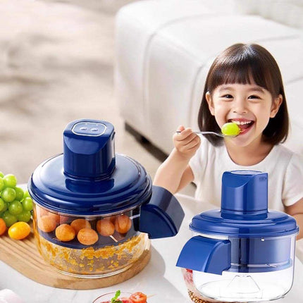 Sbucciatore Elettrico Automatico Frutta e Verdura – Pelatrice Multifunzione con 1 Tasto, Taglio e Sbucciatura Rapida, Contenitore Integrato, Facile da Pulire