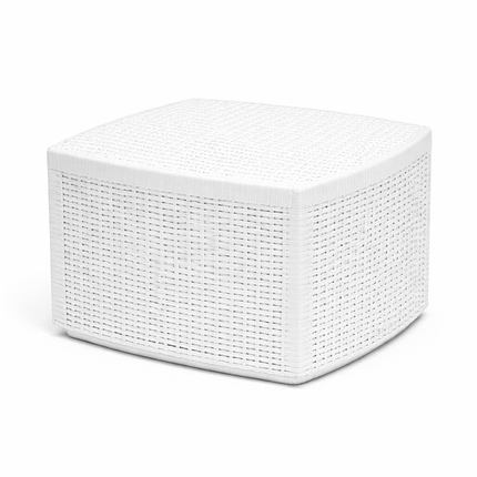 Set da Giardino 3 Pezzi in Polyrattan con 2 Sedie e Tavolino – Salottino da Esterno con Cuscini Sfoderabili – Sedie 59x57x85 cm – Tavolo 59x46x40 cm – Mobili da Terrazzo, Balcone, Patio