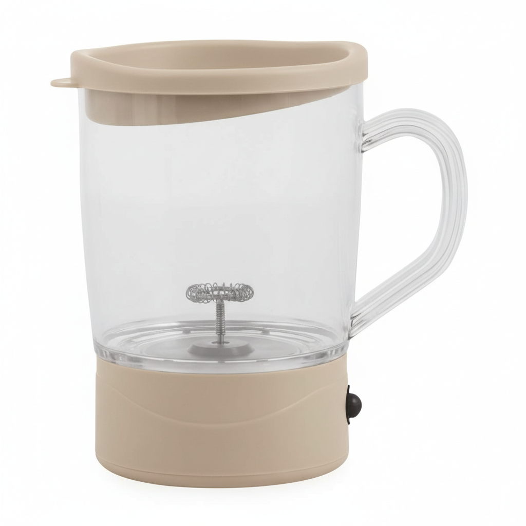 Cappuccinatore Elettrico Milky Senza Fili – Mini Frusta in Acciaio – Funziona a Batterie – Colori Assortiti