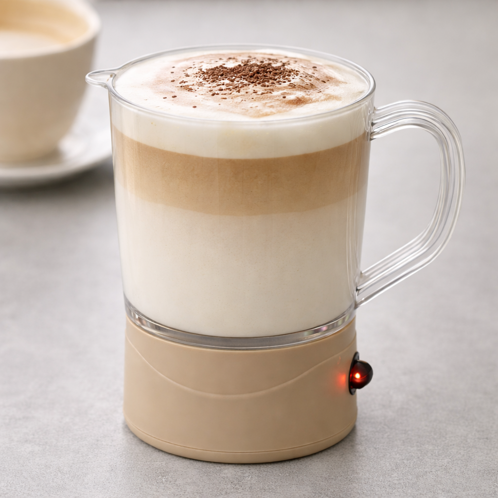 Cappuccinatore Elettrico Milky Senza Fili – Mini Frusta in Acciaio – Funziona a Batterie – Colori Assortiti