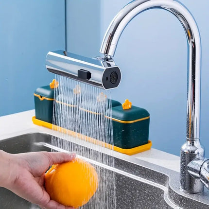 Rubinetto da Cucina 3 in 1 Con 3 Modalità di spruzzo e rotazione a 360° - AntiSpruzzo, Facile Installazione, Ideale per lavello
