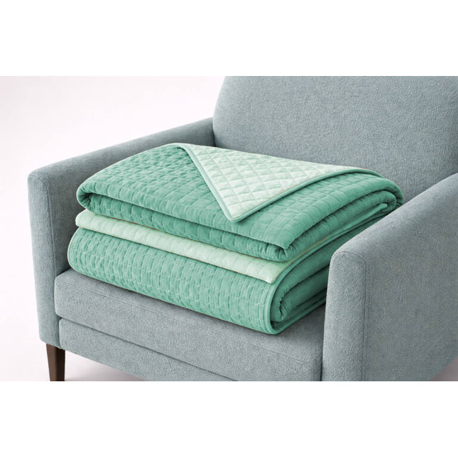 Copriletto Trapuntato Matrimoniale 260x270 cm Capri Double Face – Copriletto Estivo Reversibile Made in Italy, Leggero e Morbido per Letto Matrimoniale