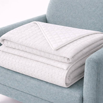 Copriletto Trapuntato Matrimoniale 260x270 cm Capri Double Face – Copriletto Estivo Reversibile Made in Italy, Leggero e Morbido per Letto Matrimoniale