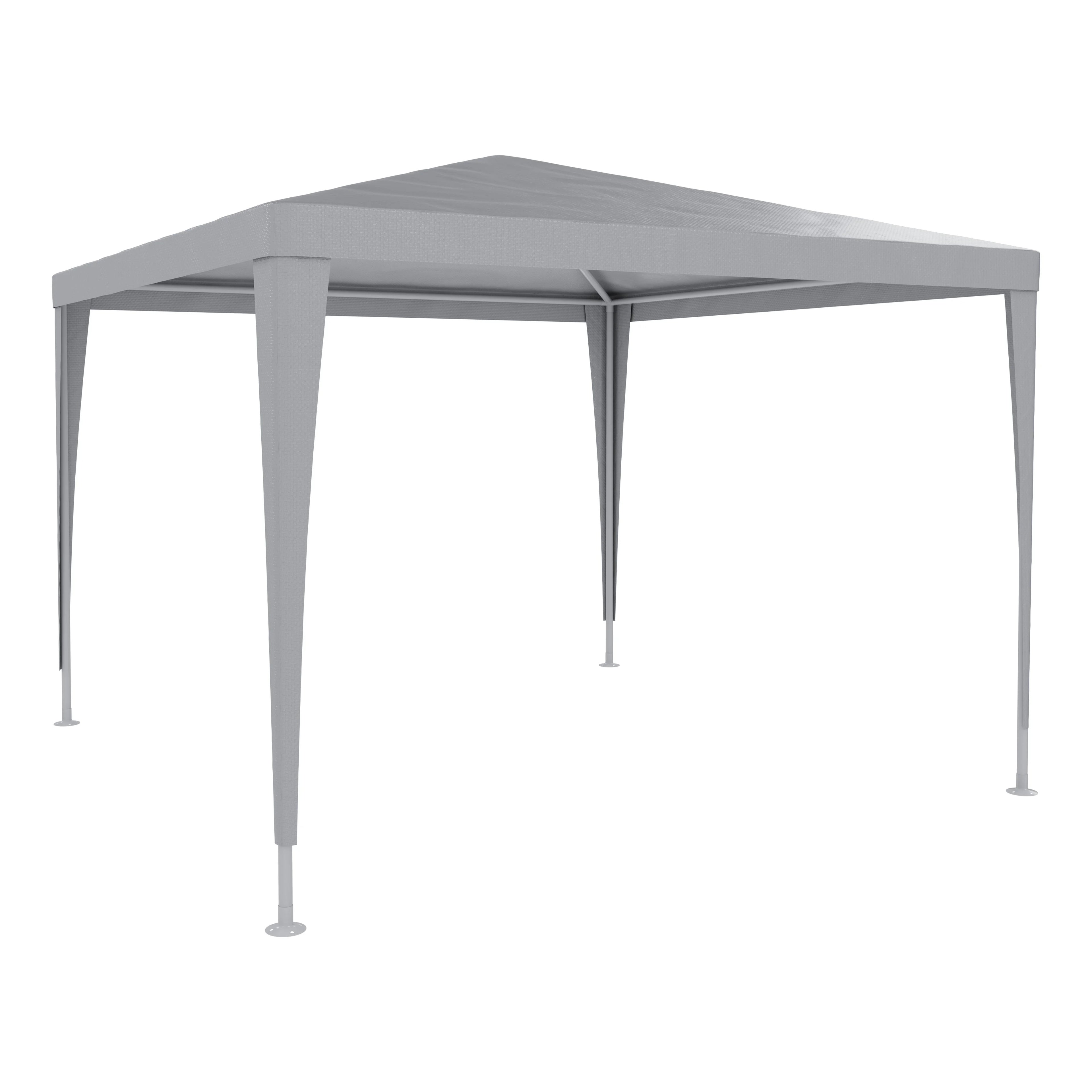 Gazebo da Giardino 3x3 m Impermeabile – Tenda da Sole per Esterno con Struttura in Metallo, Copertura Resistente, Altezza 265 cm, Ideale per Terrazzo, Patio, Eventi e Feste