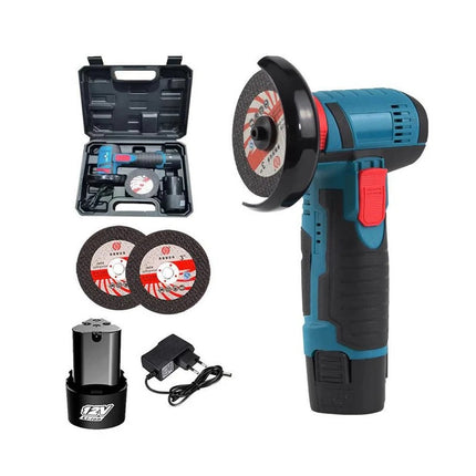 Mini Flex Mini Smerigliatrice Taglierina Elettrica A Doppia Batteria Litio 12v 1.5ah 76mm 19500rpm Doppio Disco