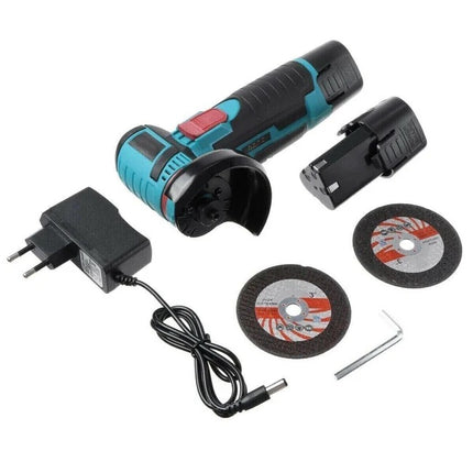 Mini Flex Mini Smerigliatrice Taglierina Elettrica A Doppia Batteria Litio 12v 1.5ah 76mm 19500rpm Doppio Disco