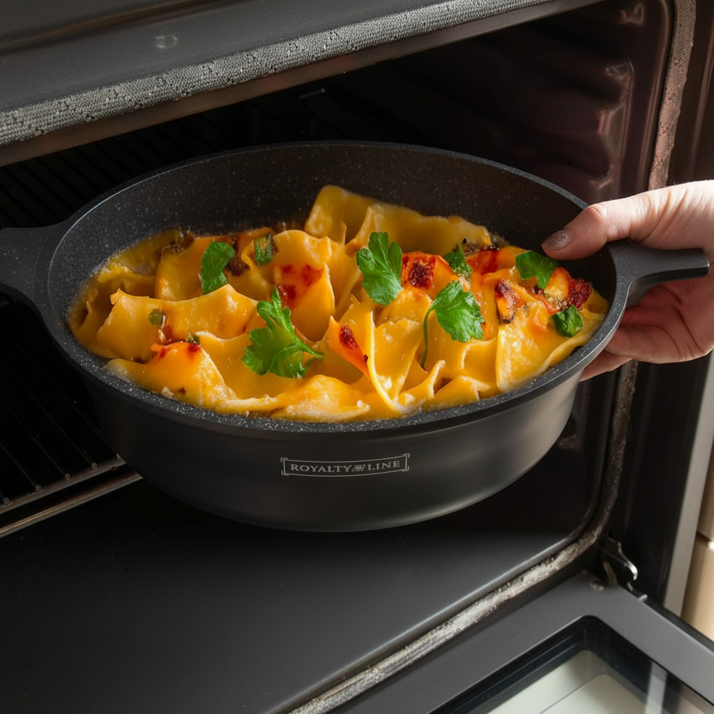 Set Pentole 17 Pezzi Antiaderenti con Coperchi in Vetro e Padelle – Batteria Cucina Induzione, Rivestimento Effetto Pietra, Manici Rimovibili, Adatta a Tutti i Piani Cottura